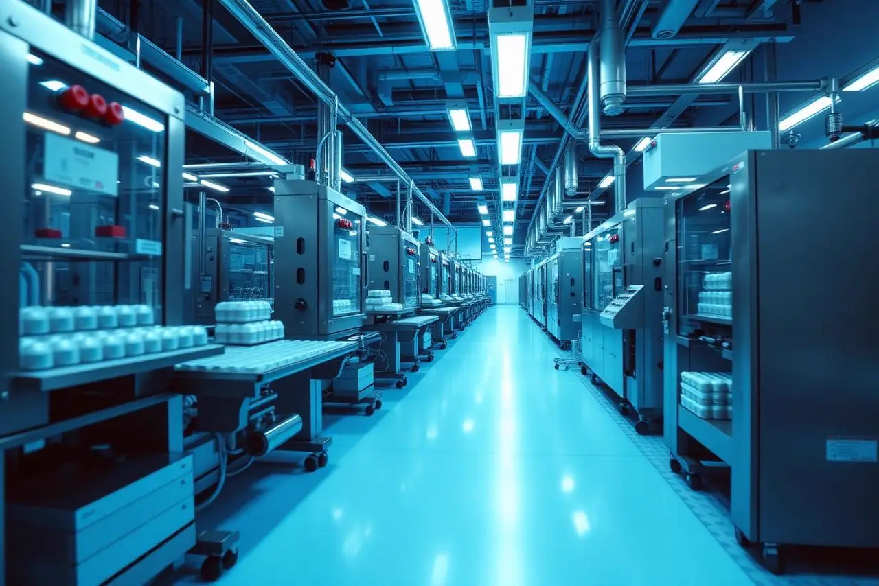Modern pharmaceutical production line